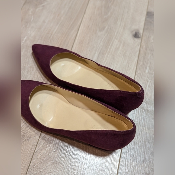 Nine west purple block heels - Picture 2 of 6